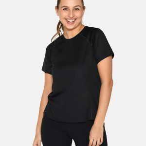 Zebdia Women Sports t-shirt, sort