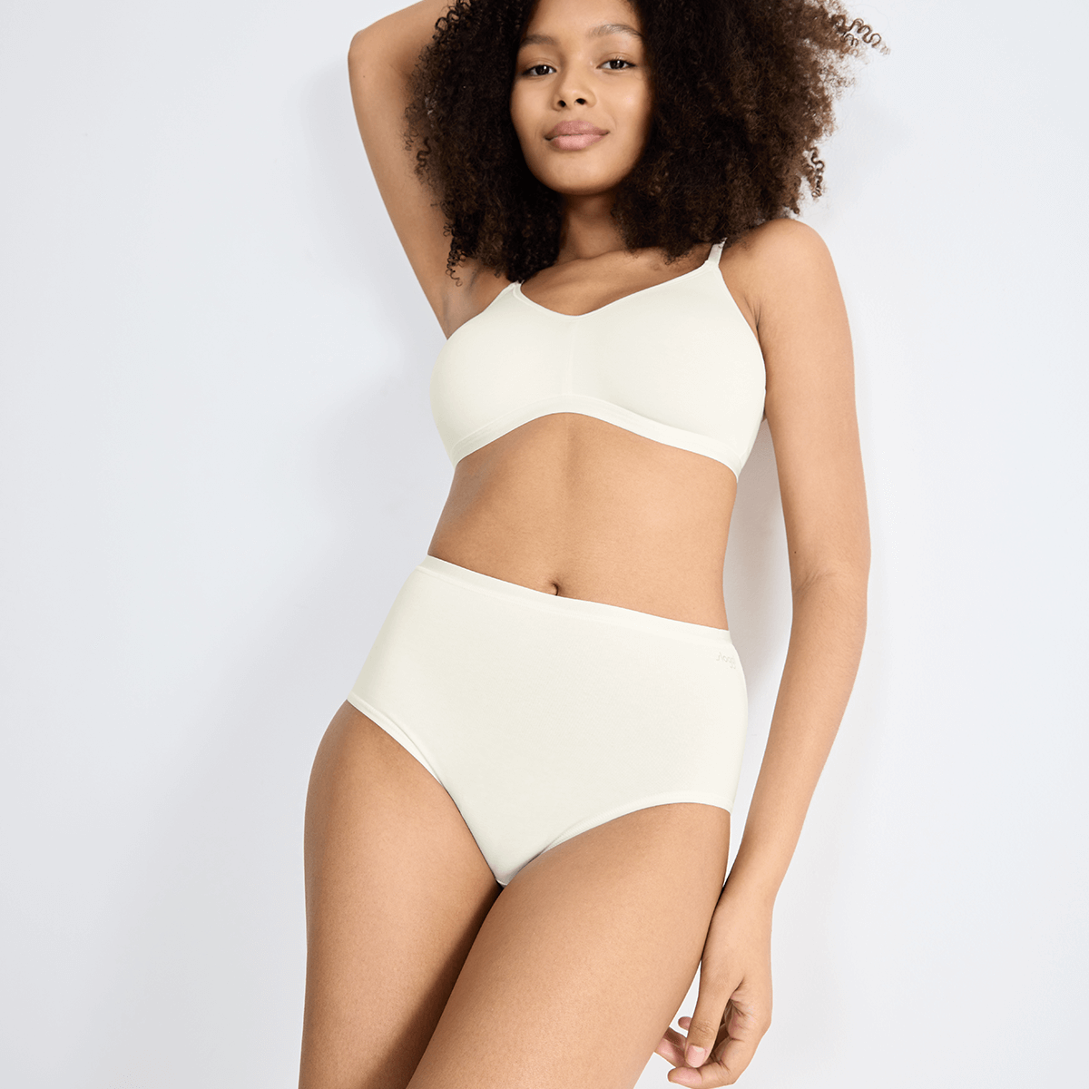 Sloggi Go Daily Cotton 3-pack maxi trusse, hvid