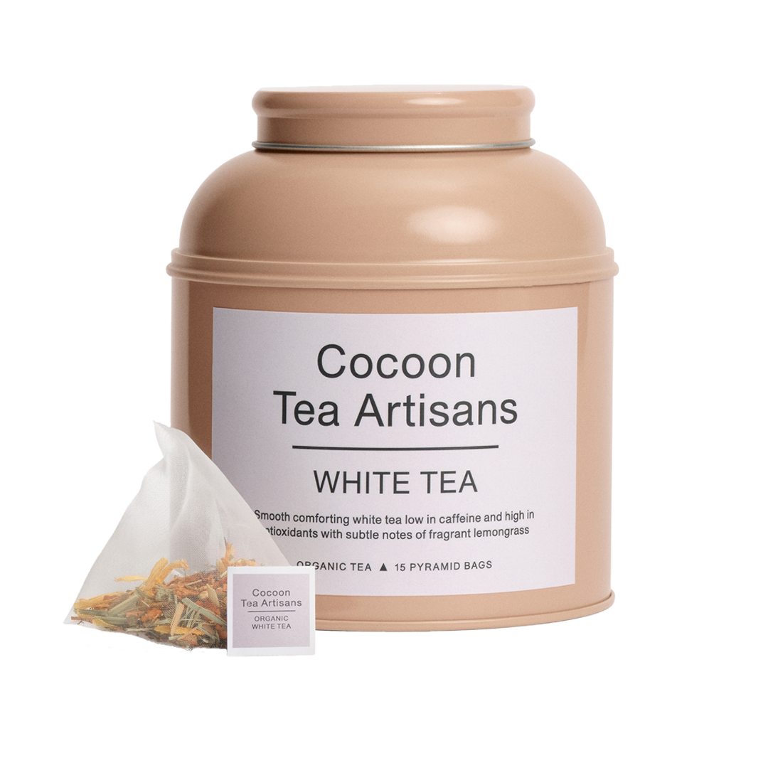 White Tea tedåse - Cocoon Tea Artisans