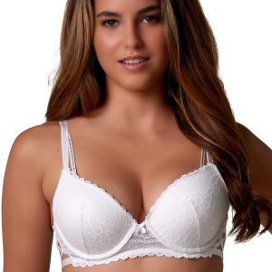 After Eden Meghan push-up BH, hvid