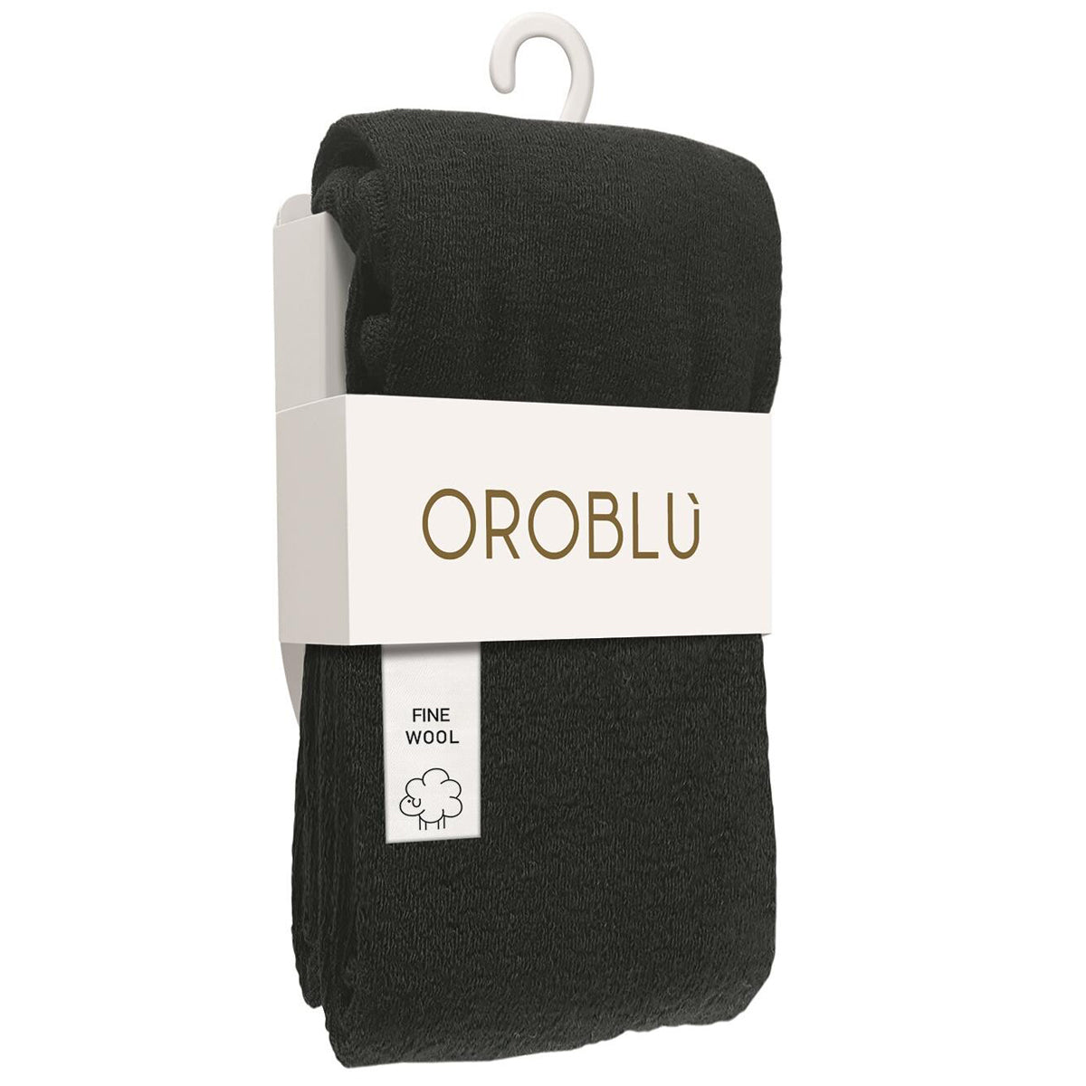 Oroblu Nives Fine Wool strømpebukser, sort