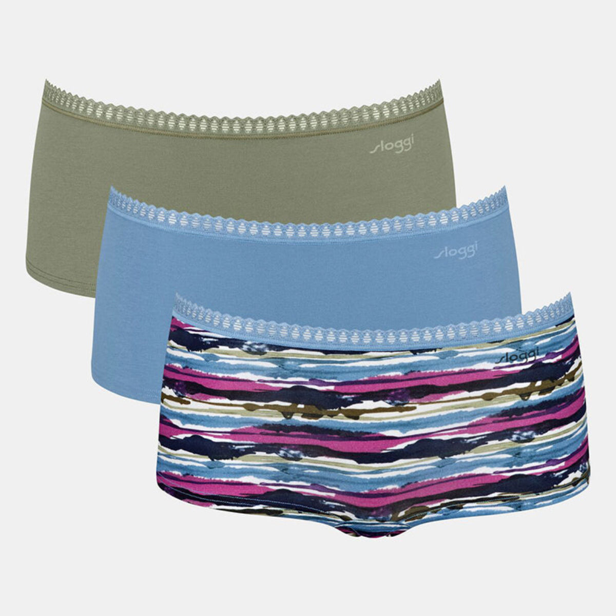 Sloggi Go Crush C3P shorts, multi