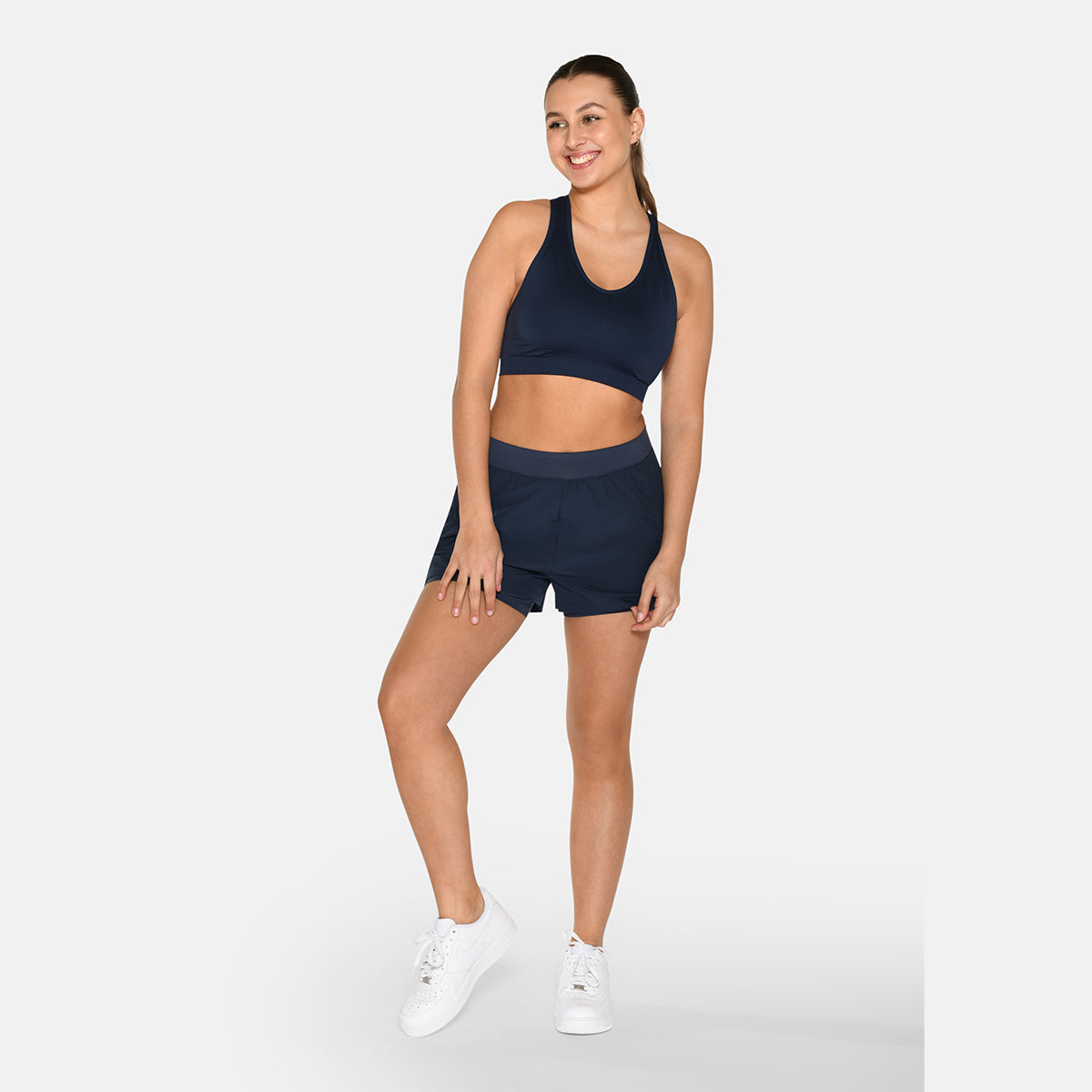 Zebdia Seamless sports BH, blå