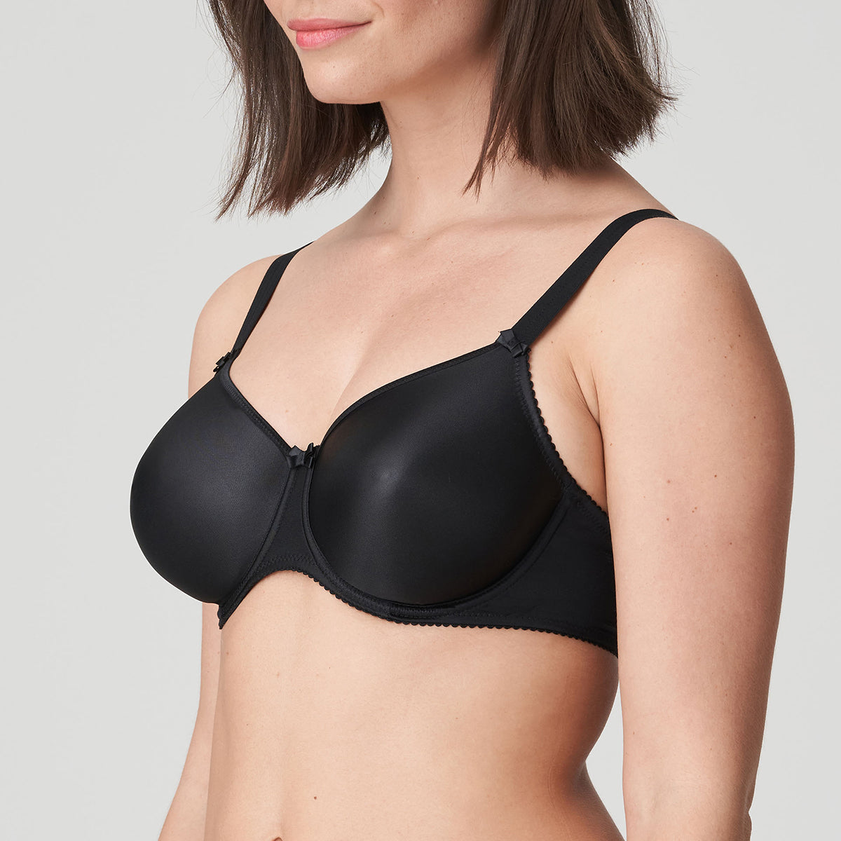 PrimaDonna Satin BH med bøjle, sort