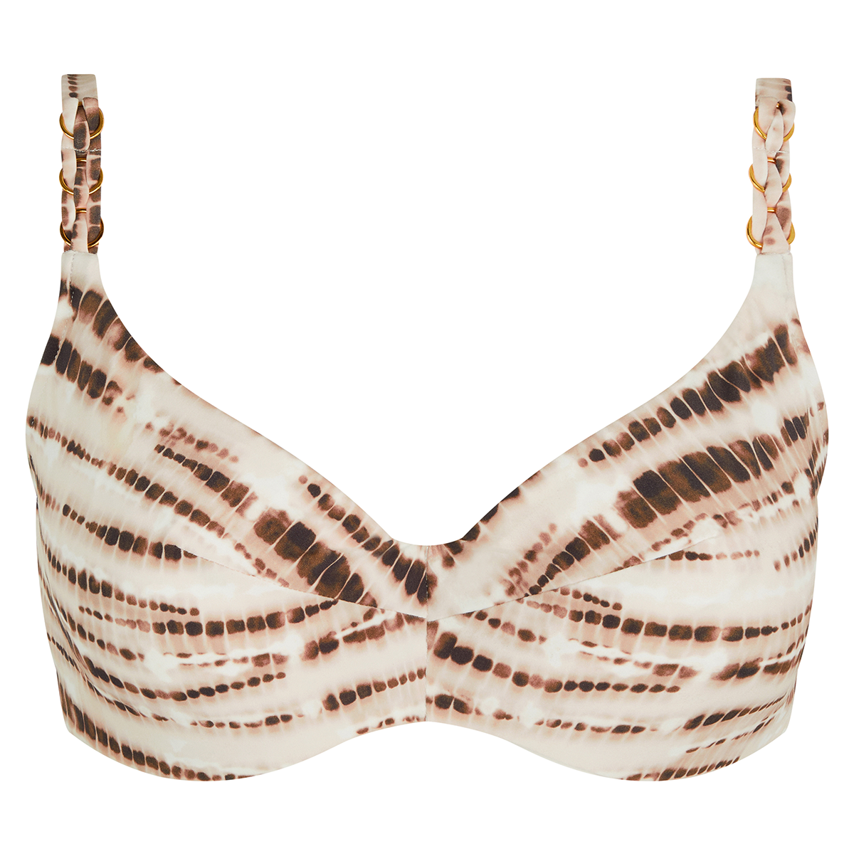 Chantelle Emblem bikini top med bøjle, nude Rabat
