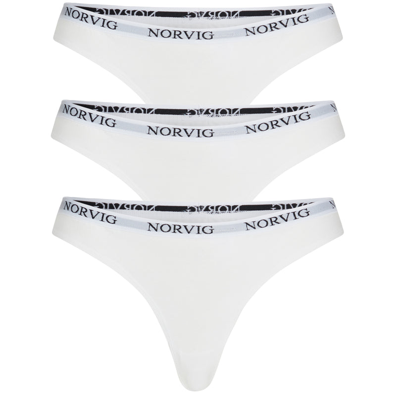 Norvig 3-Pack g-streng, hvid Online