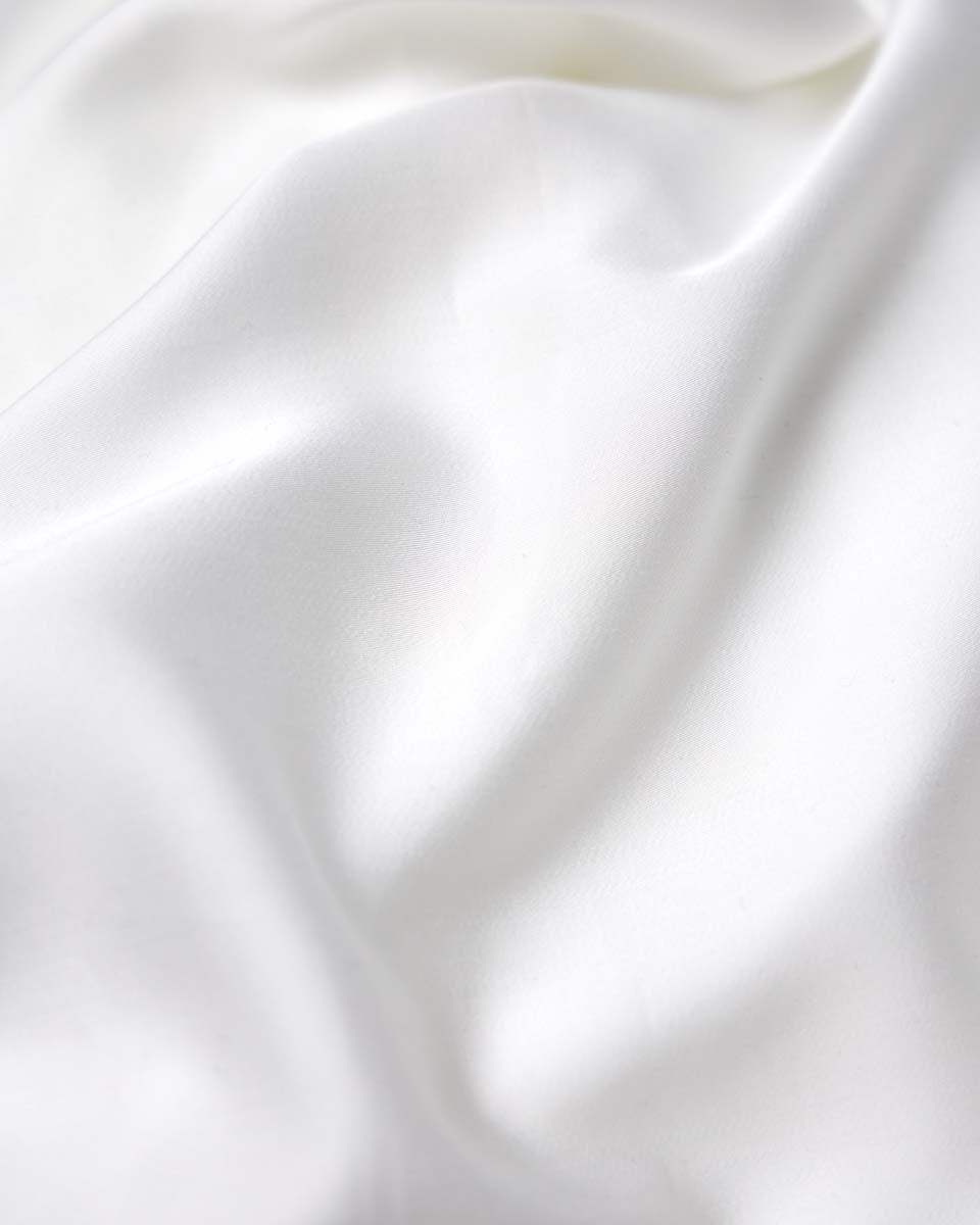 Silky Bamboo Pillowcase, Pearl White