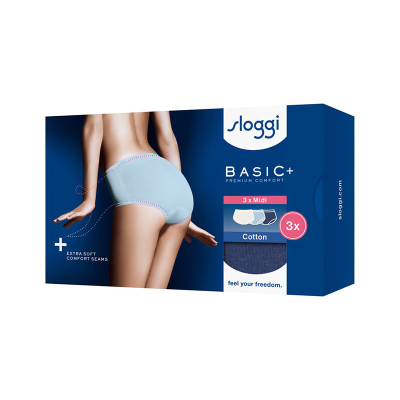 Sloggi Basic+ C3P midi trusse, multi