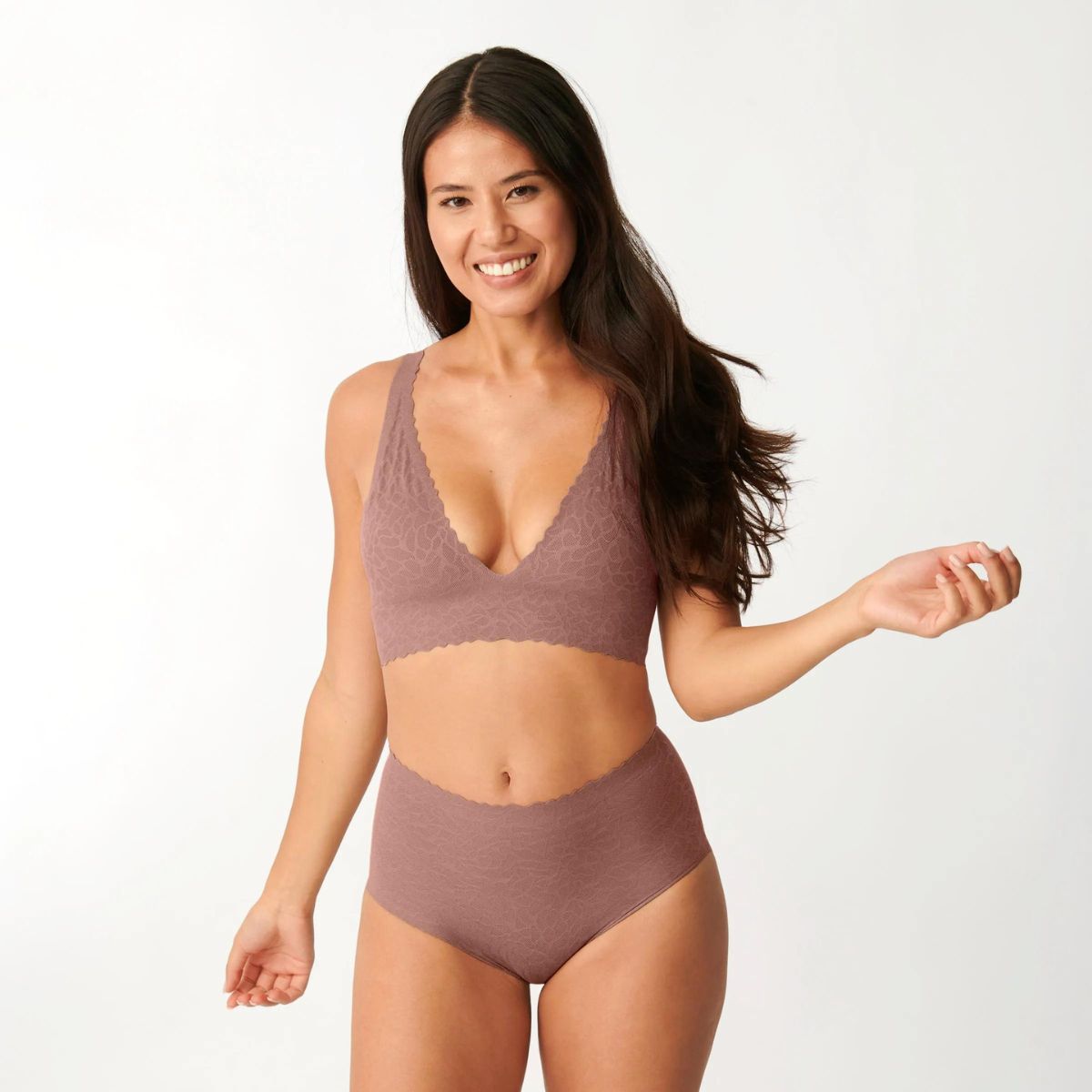 Sloggi Zero Feel Lace 2.0 maxi trusse, rosa