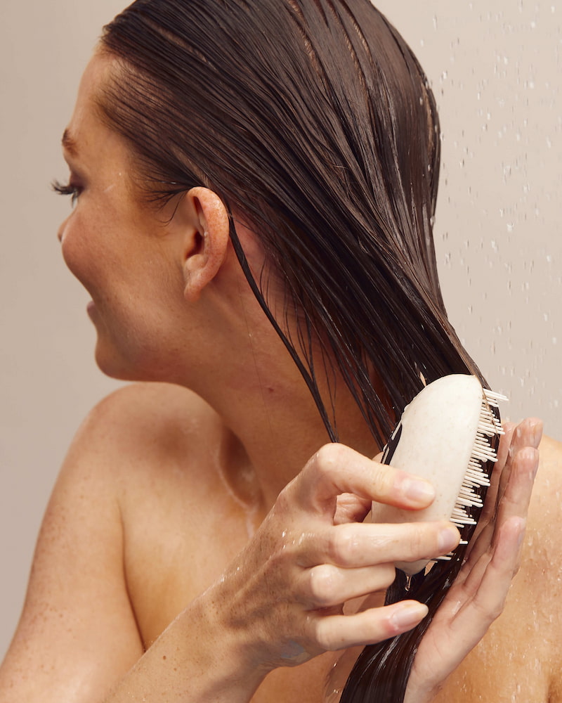 Wet Hair Detangler Brush, White