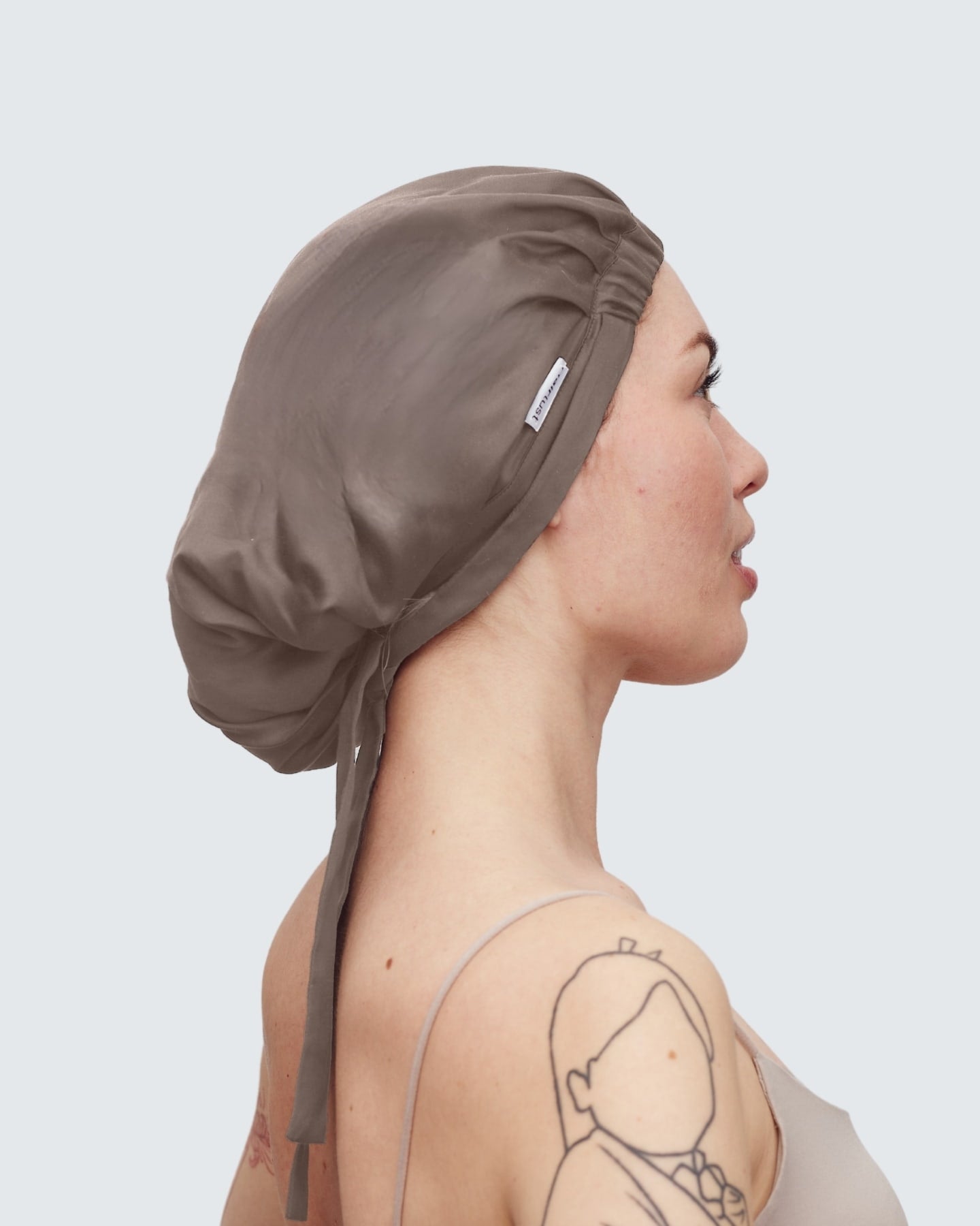 Bamboo Hair Bonnet, Mocha Online