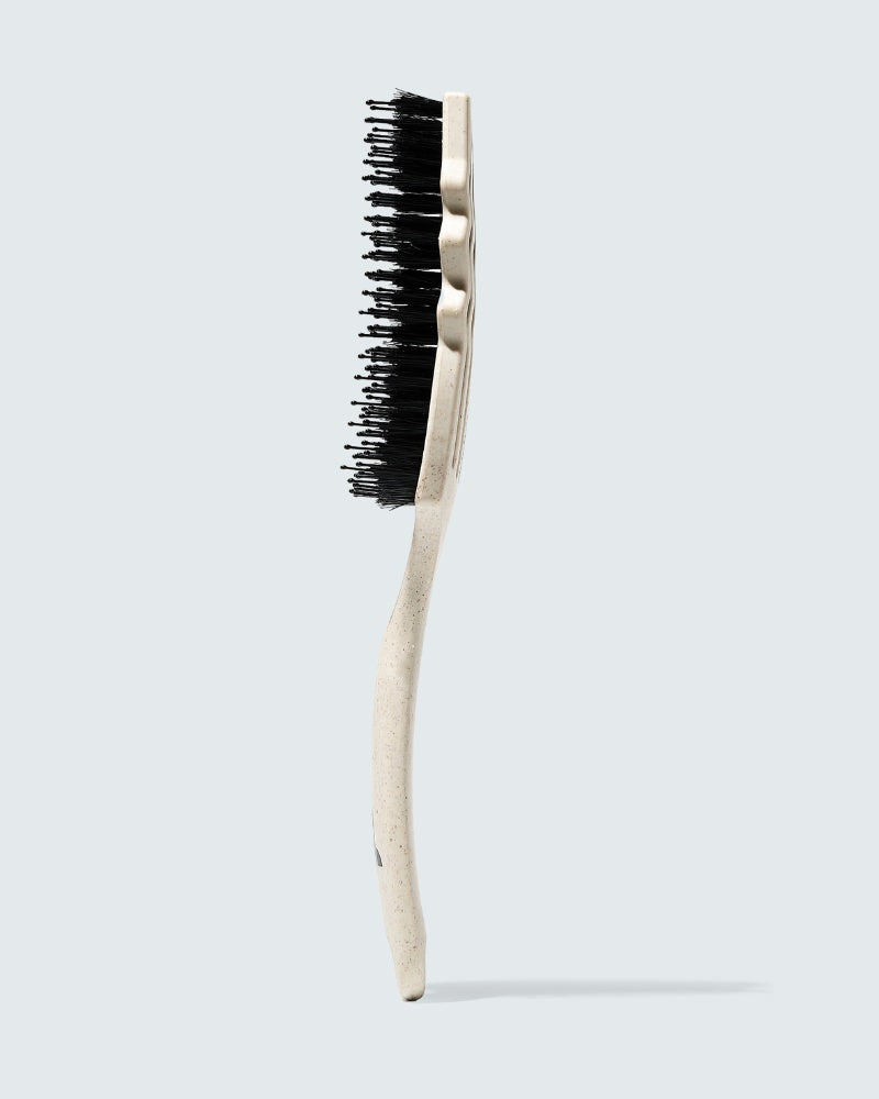 Curved Flex Detangler, White