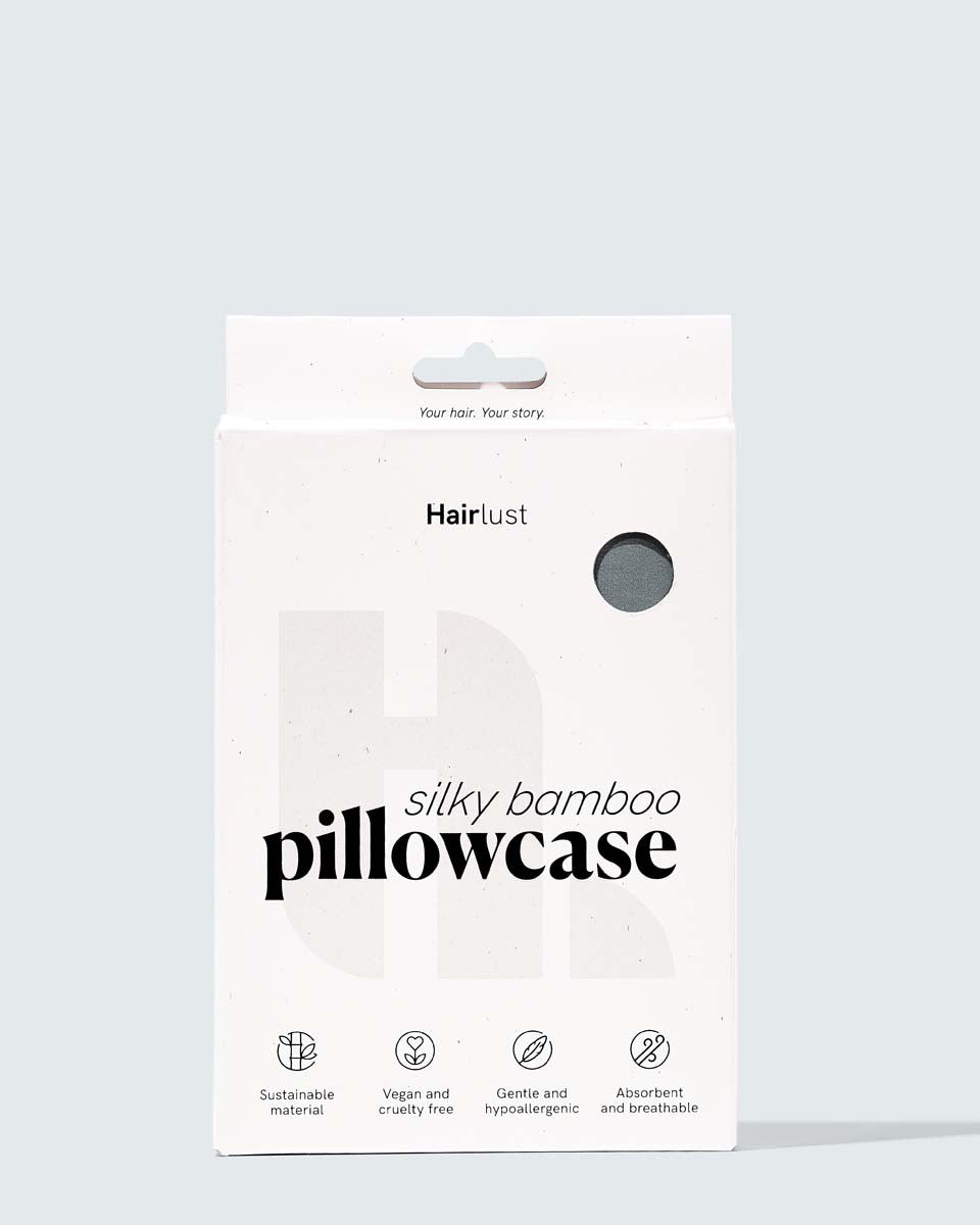 Silky Bamboo Pillowcase, Cloud Gray