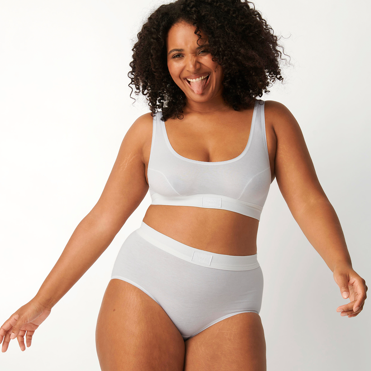 Sloggi Double Comfort maxi trusse, hvid