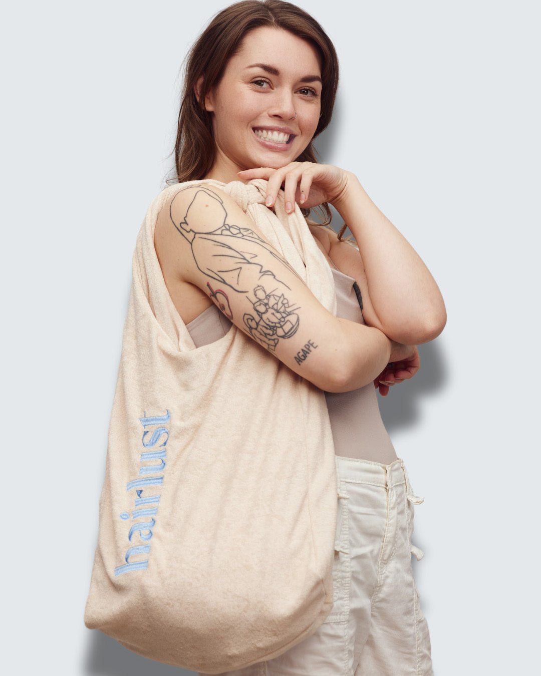 Terry Logo Tote Bag, Blurple