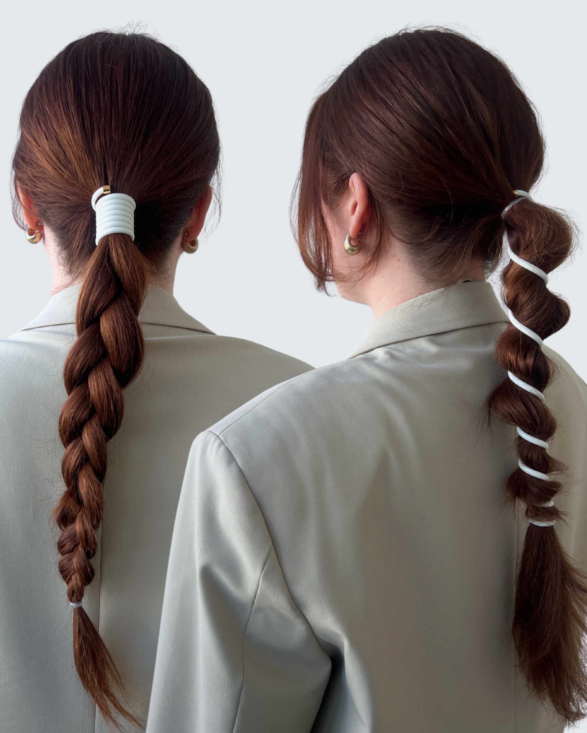 Spiral Hair Bands, 4-Pack
