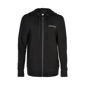 Calvin Klein Zip Hoodie bluse, sort