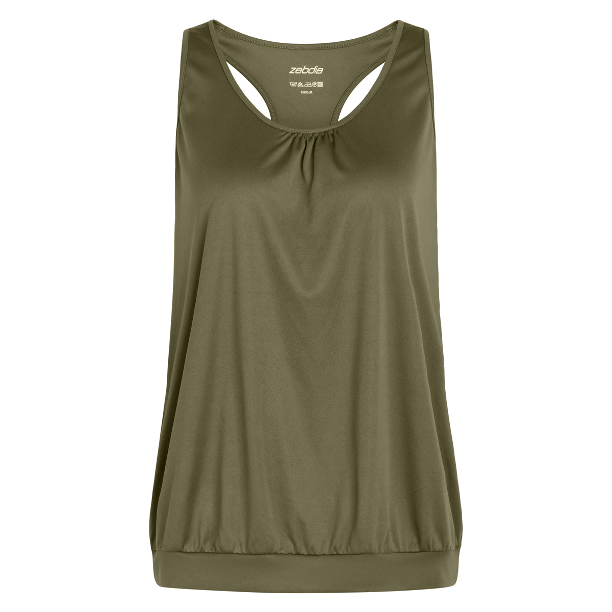 Zebdia Women Sports top, grøn Online salg