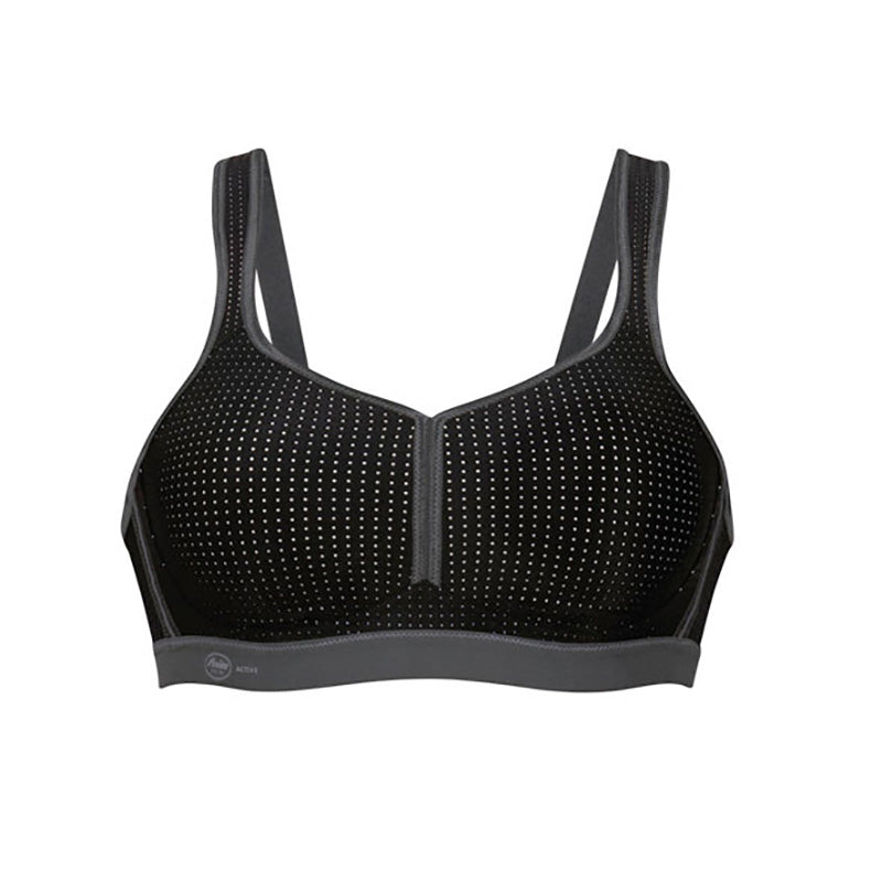 Anita Active Performance sports BH, sort Udsalg