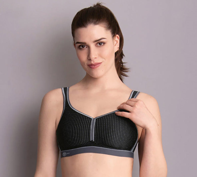 Anita Active Performance sports BH, sort Udsalg