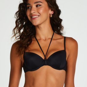 Hunkemöller Luxe bikini top, sort