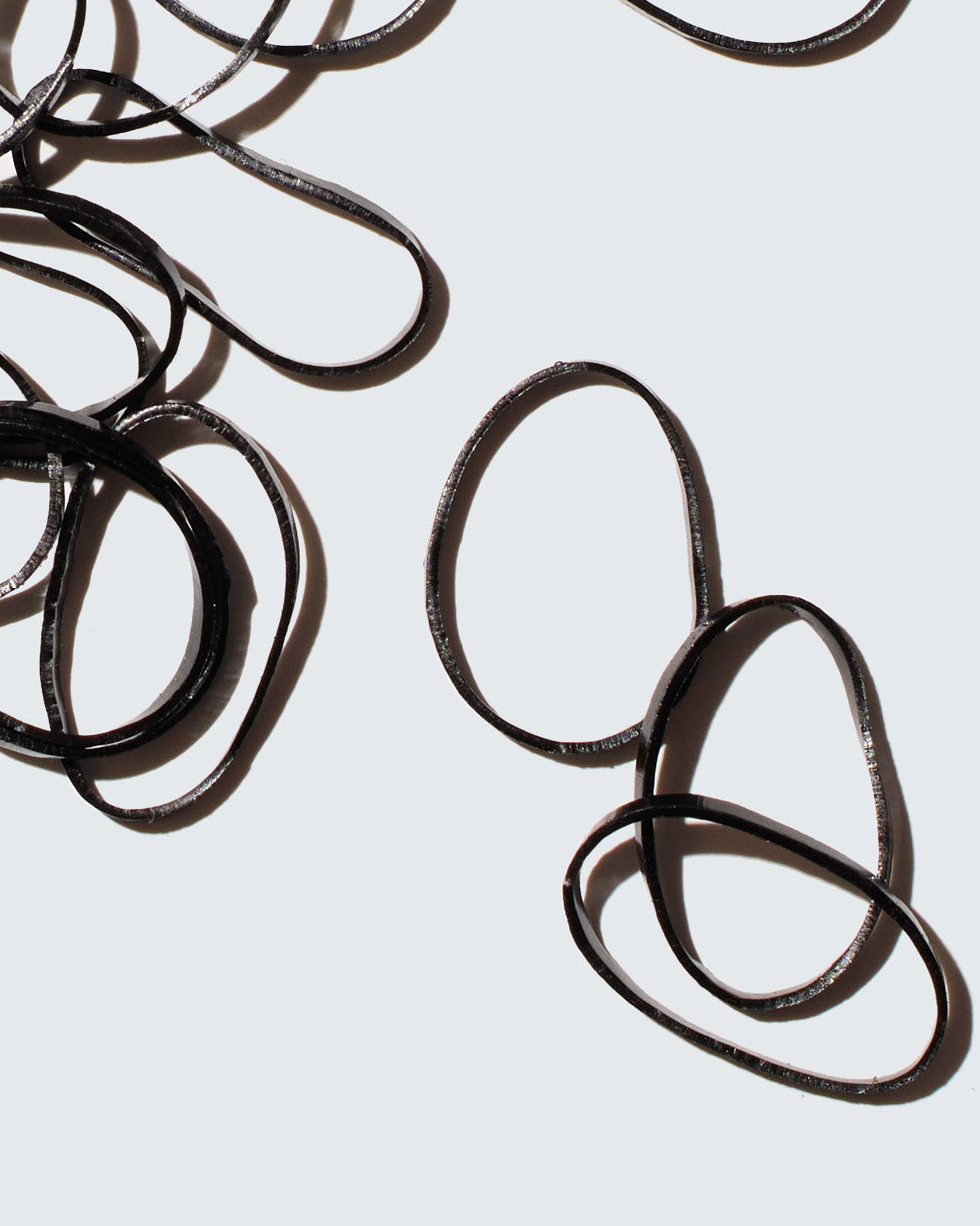Snag-Free Elastic Hair Ties, 1000-Pack, Black