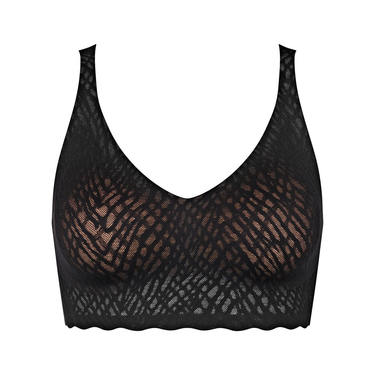 Sloggi Zero Feel Bliss bralette BH, sort