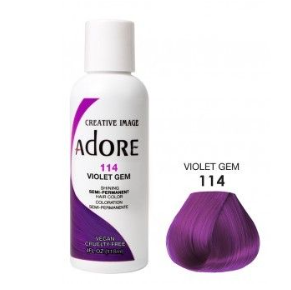 Adore Semi Permanent Hair Color 114 Violet Gem 118ml