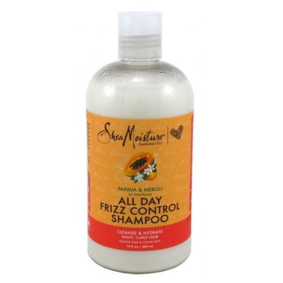Shea Moisture Papaya & Neroli All Day Frizz Control Shampoo 13 oz