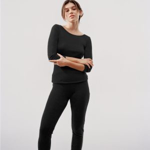 Chantelle Thermo Comfort bluse, sort