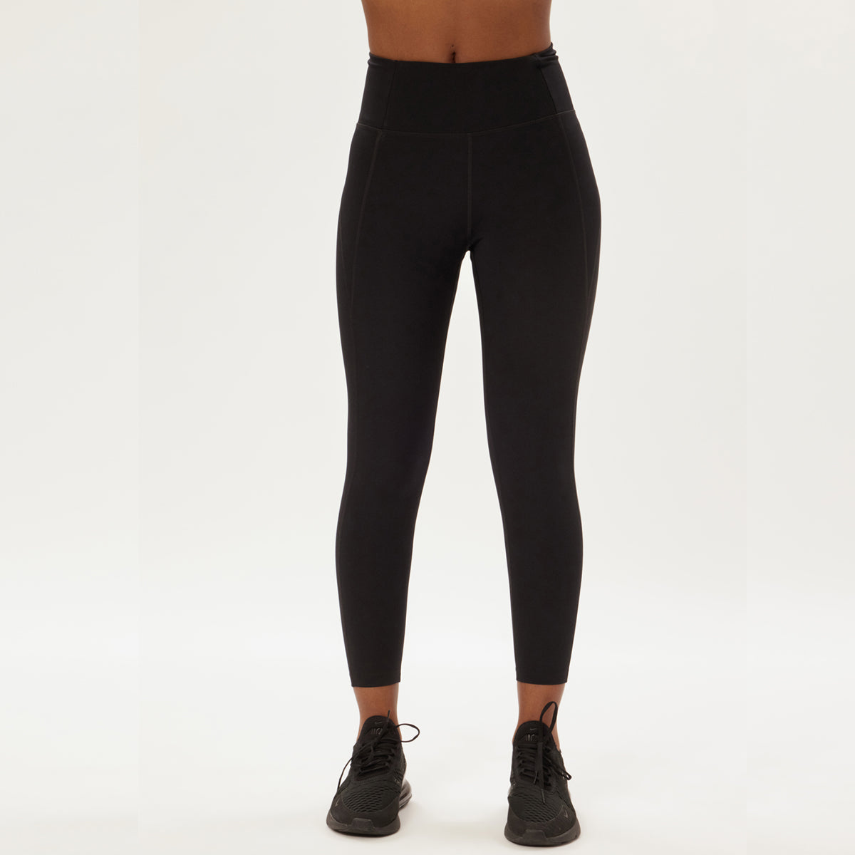 Girlfriend Collective Float seamless high rise leggings, sort