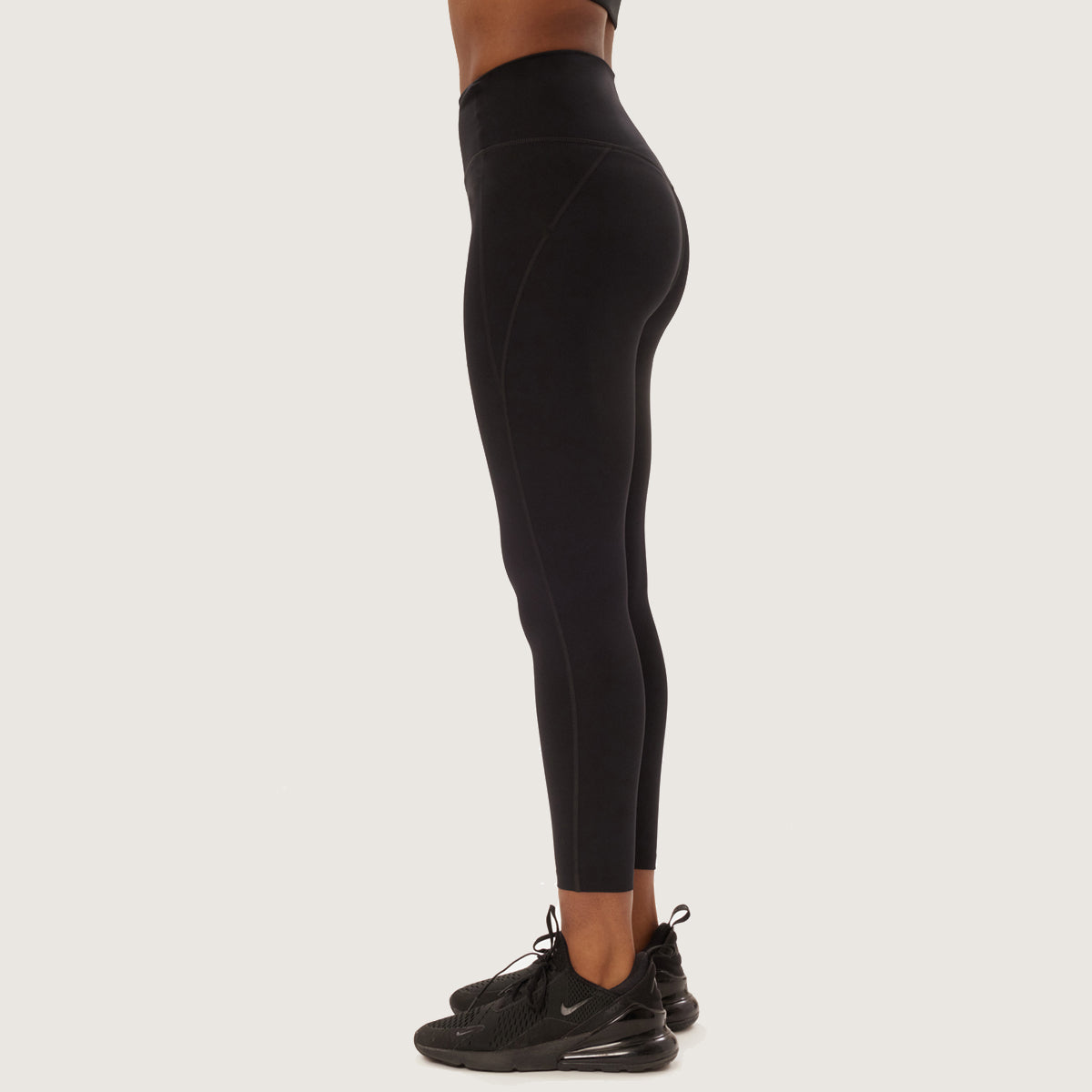 Girlfriend Collective Float seamless high rise leggings, sort