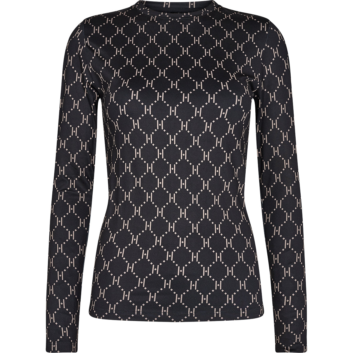Hype The Detail Printed bluse, sort