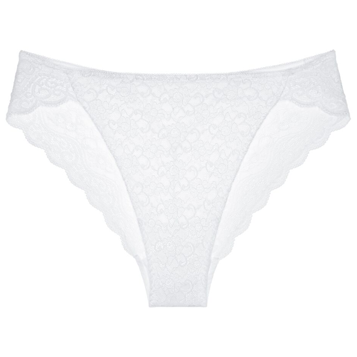 Triumph Amourette Highleg tai trusse, hvid på udsalg