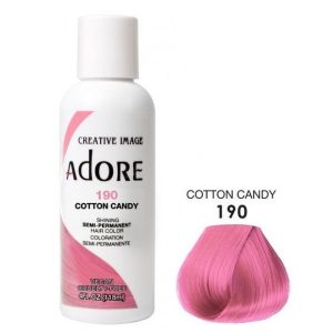 Adore Semi Permanent Hair Color 190 Cotton Candy 118ml Online salg