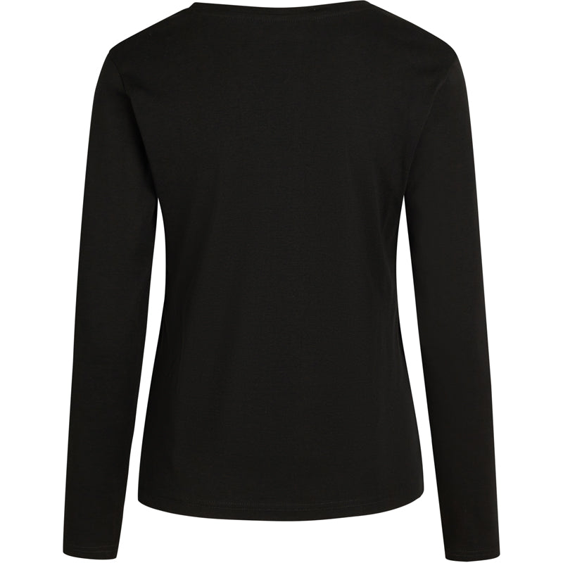 Norvig Ladies O-Neck t-shirt, sort Udsalg
