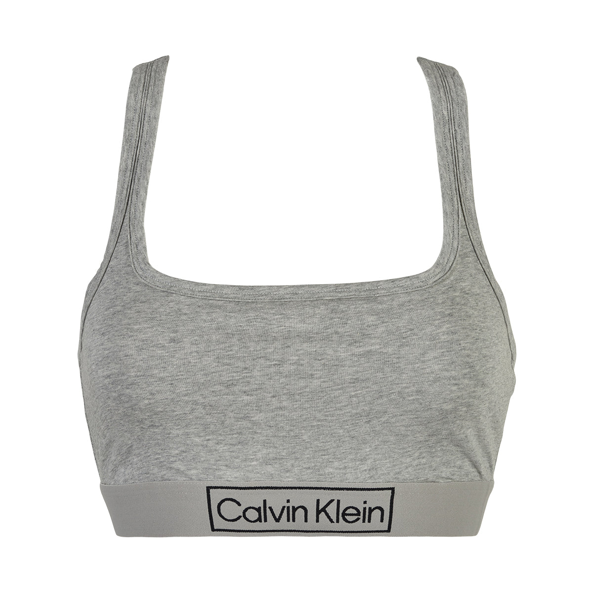 Calvin Klein Unlined bralette BH, grå på udsalg