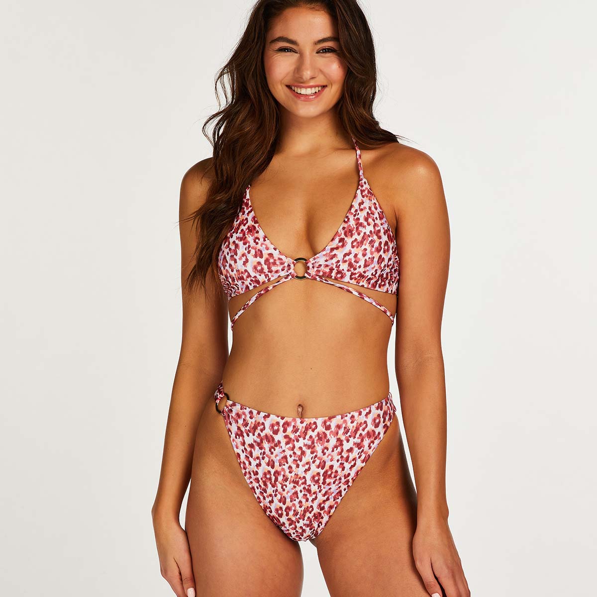 Hunkemöller Tobago high leg bikinitrusse, multi