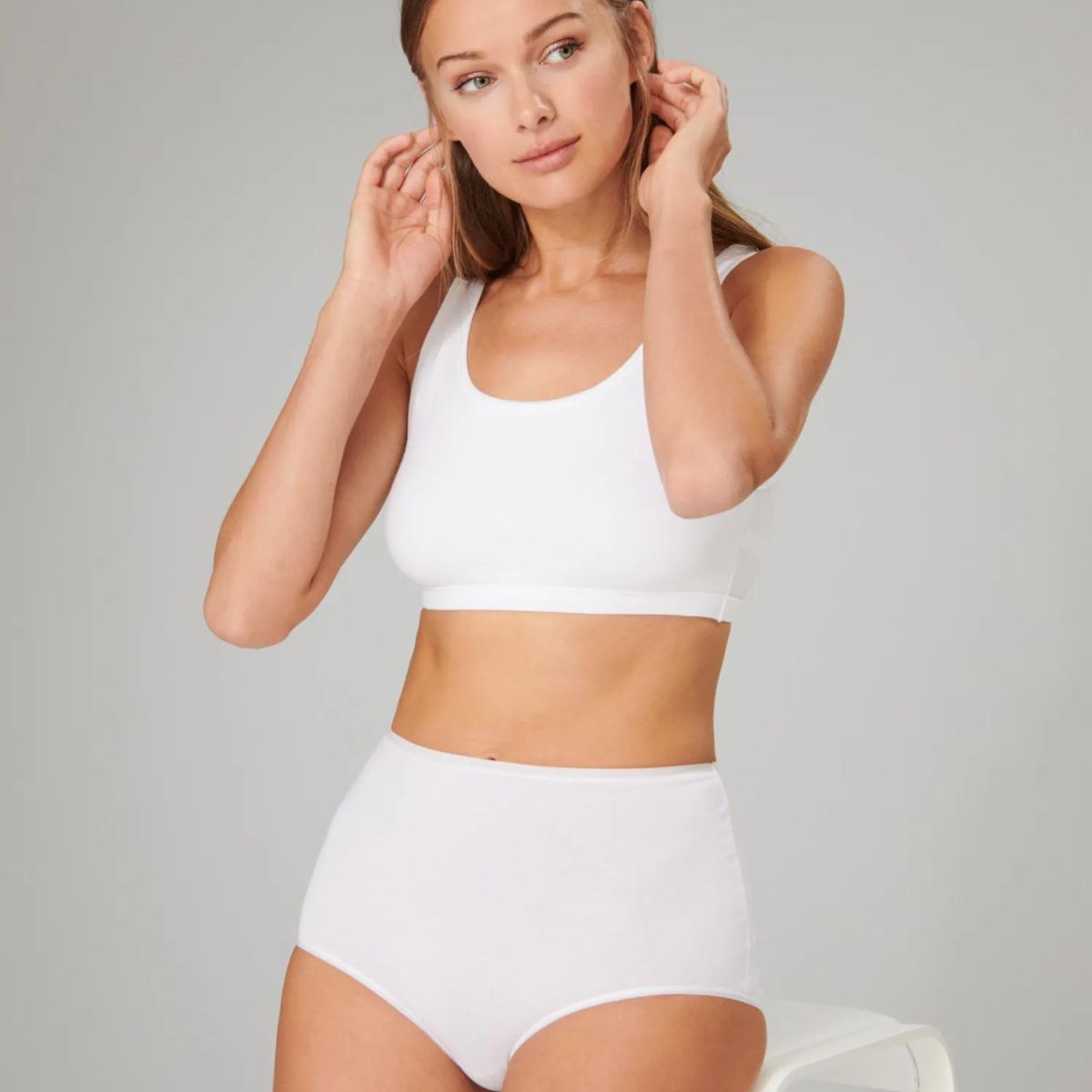 Schiesser 2-Pack maxi trusse, hvid
