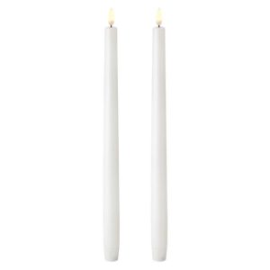 UYUNI LED kronelys, 2 stk. 35 cm. (ekstra høje)