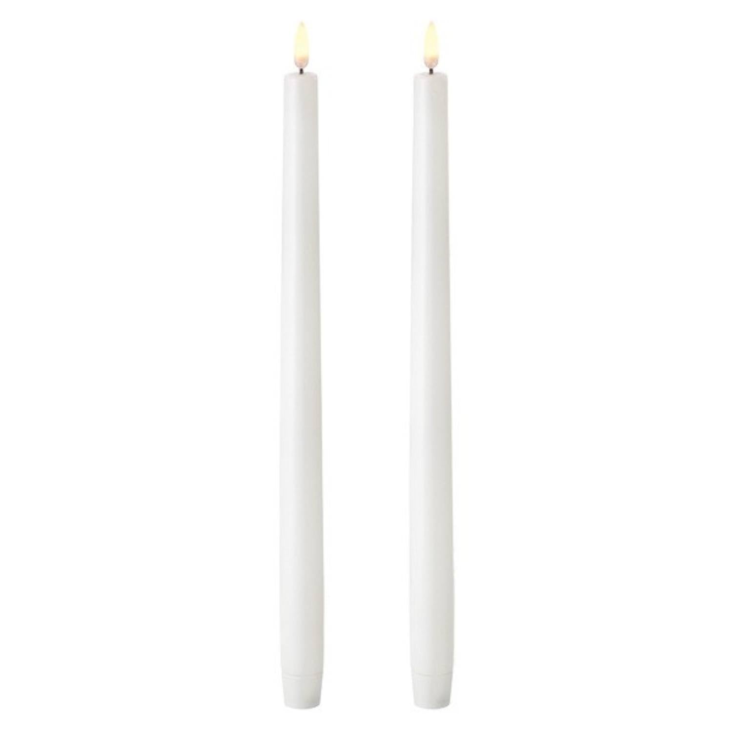 UYUNI LED kronelys, 2 stk. 35 cm. (ekstra høje)