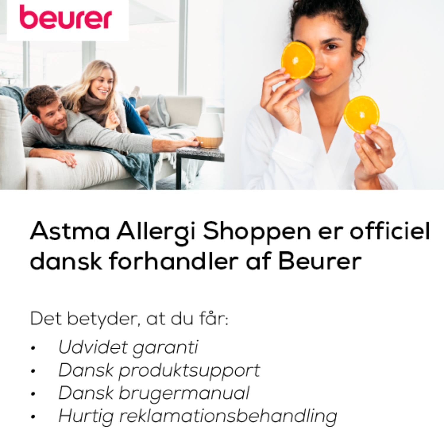Hygrometer med ur, timer og temperaturmåling