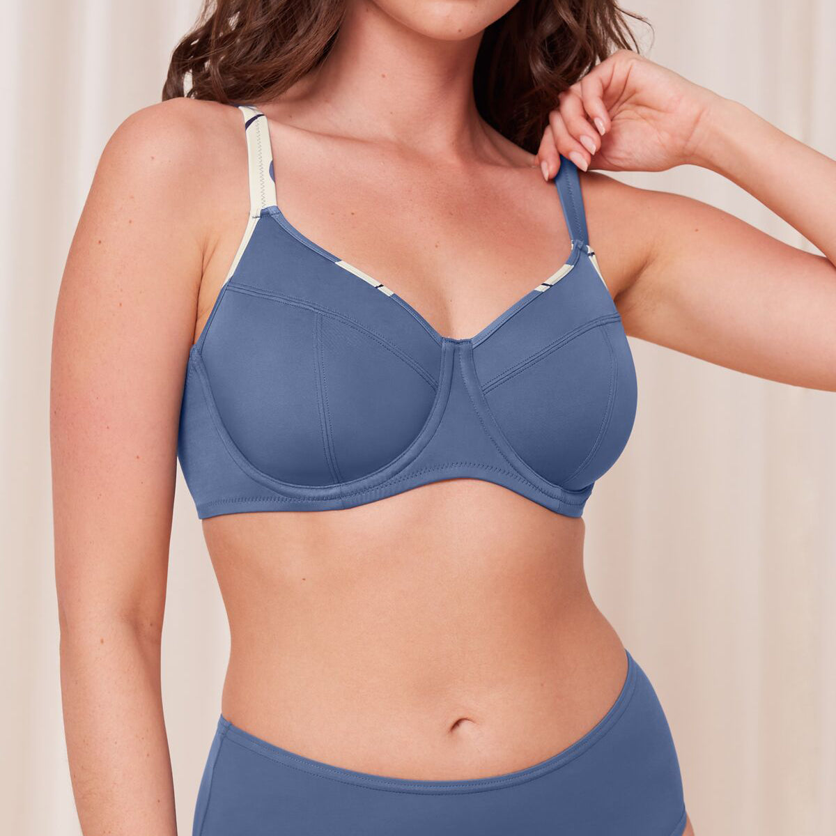 Triumph Summer Allure bikini top med bøjle, blå