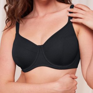 Triumph Summer Glow bikini top med bøjle, sort