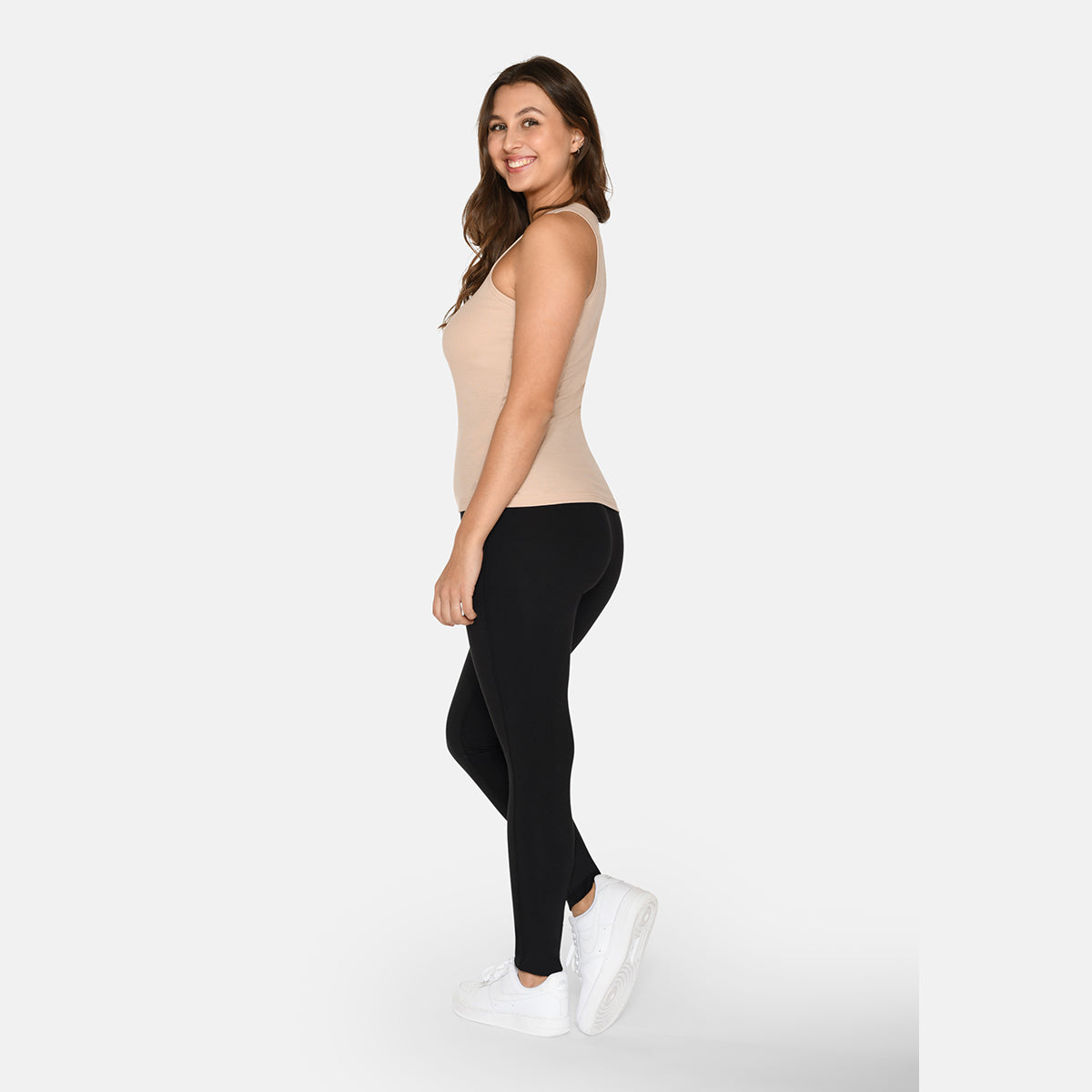 Urban Quest Bamboo Rib Tank top, beige