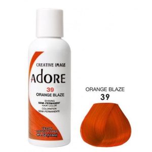 Adore Semi Permanent Hair Color 39 Orange Blaze 118ml Udsalg