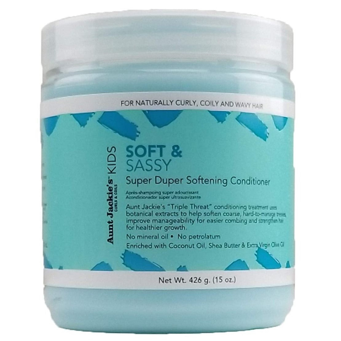 Aunt Jackie's Curls & Coils Girls Soft & Sassy Super Duper Softening Conditioner 426gr Online salg