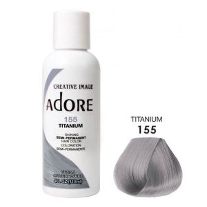 Adore Semi Permanent Hair Color 155 Titanium 118ml Online salg