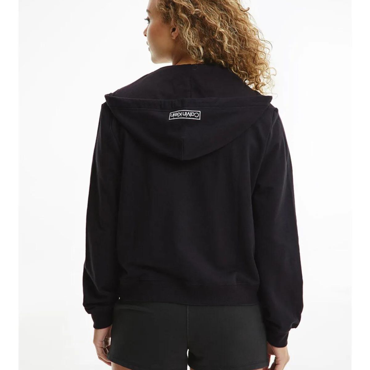 Calvin Klein Lingeri Hoodie bluse, sort