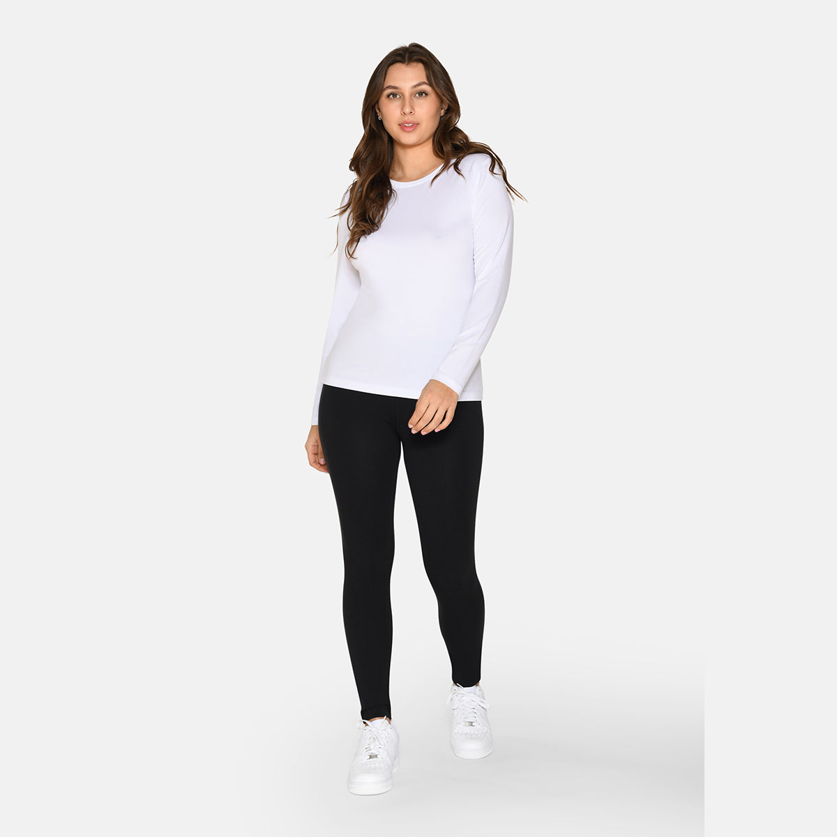 Urban Quest Bamboo Slim Fit bluse, hvid